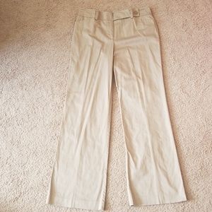 Khaki suit pants